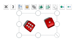 Image includes dice 