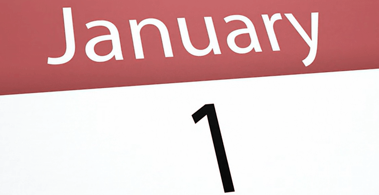 This image is a calendar showing the month of January.